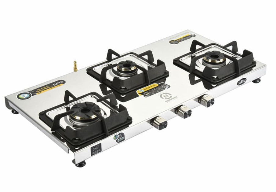 Safeline Plus trident series 2mm stainless gas cooktop. 2 years warranty.