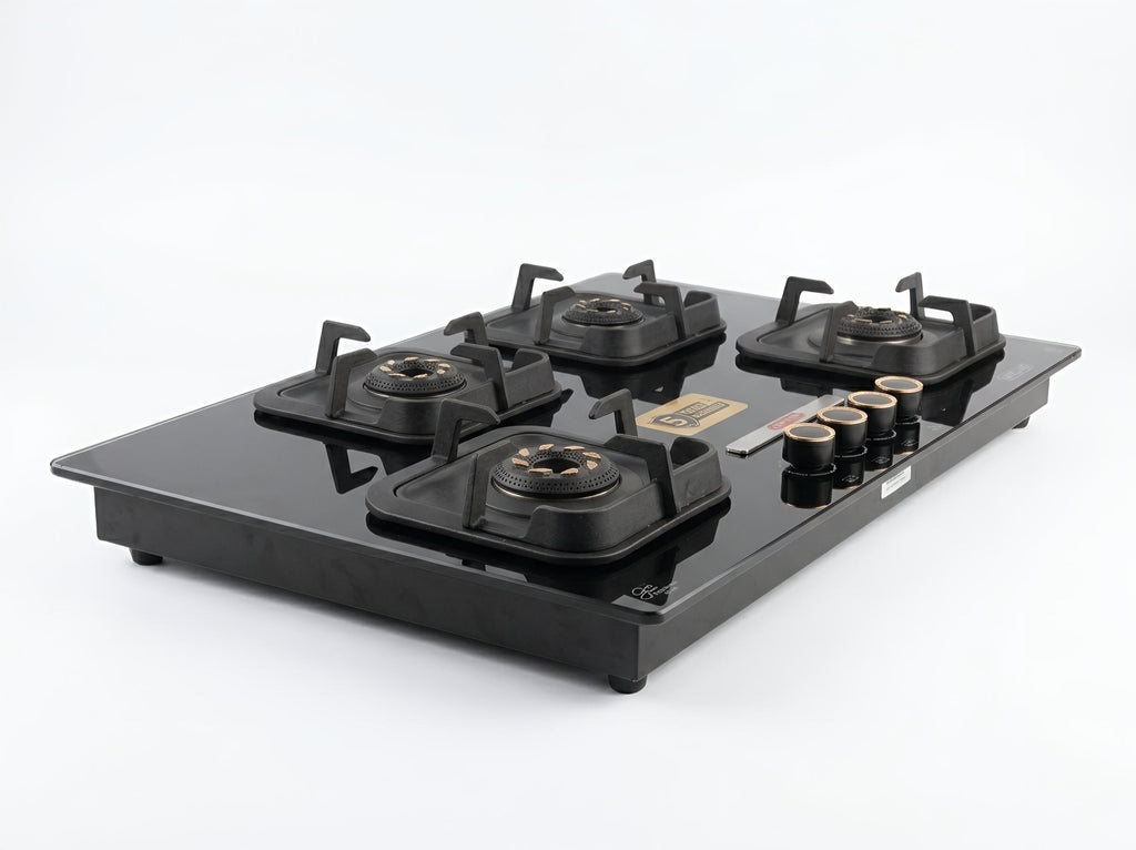 4br 8mm glass built in hob automatic