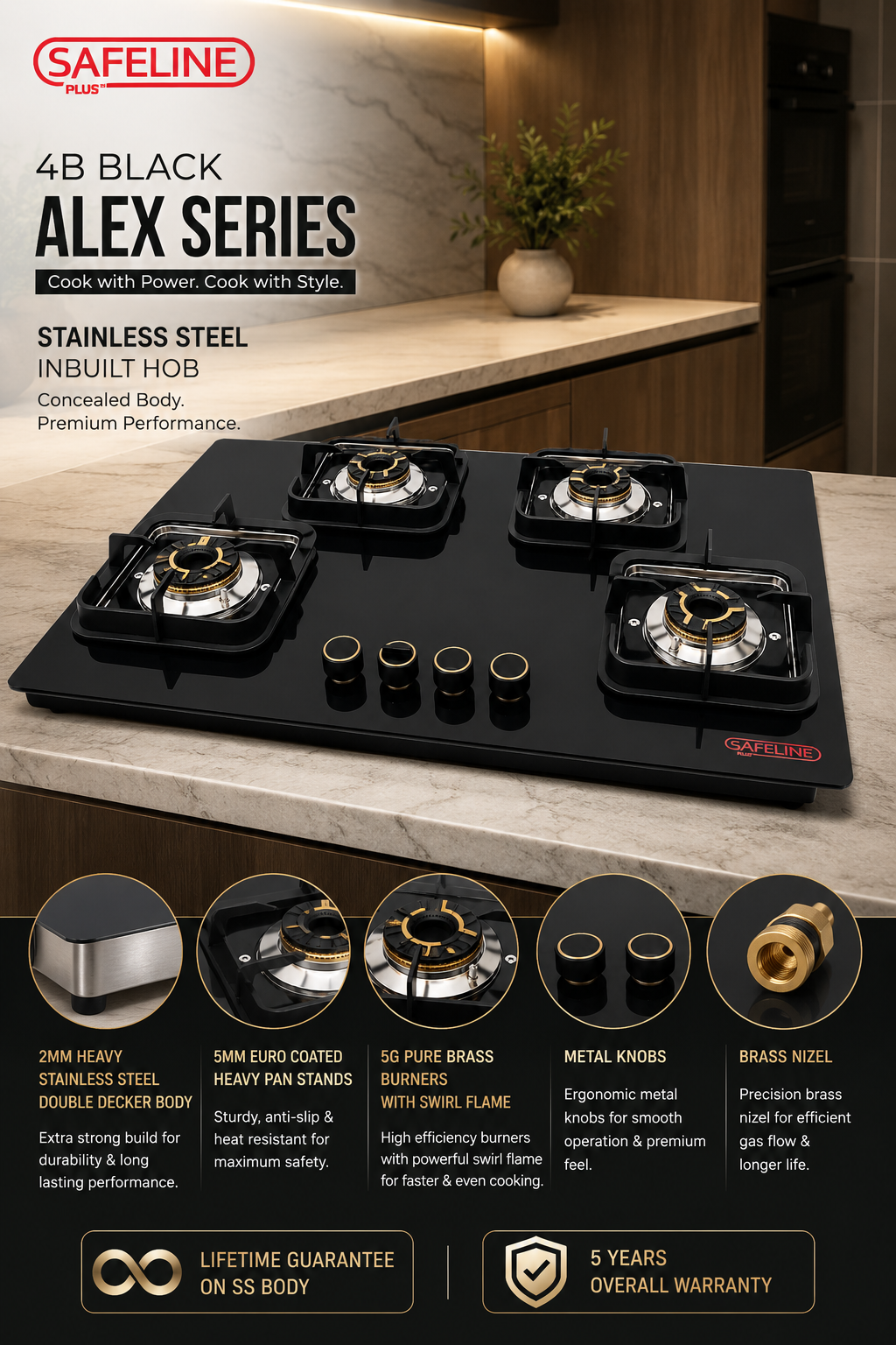 4BR BLACK ALEX