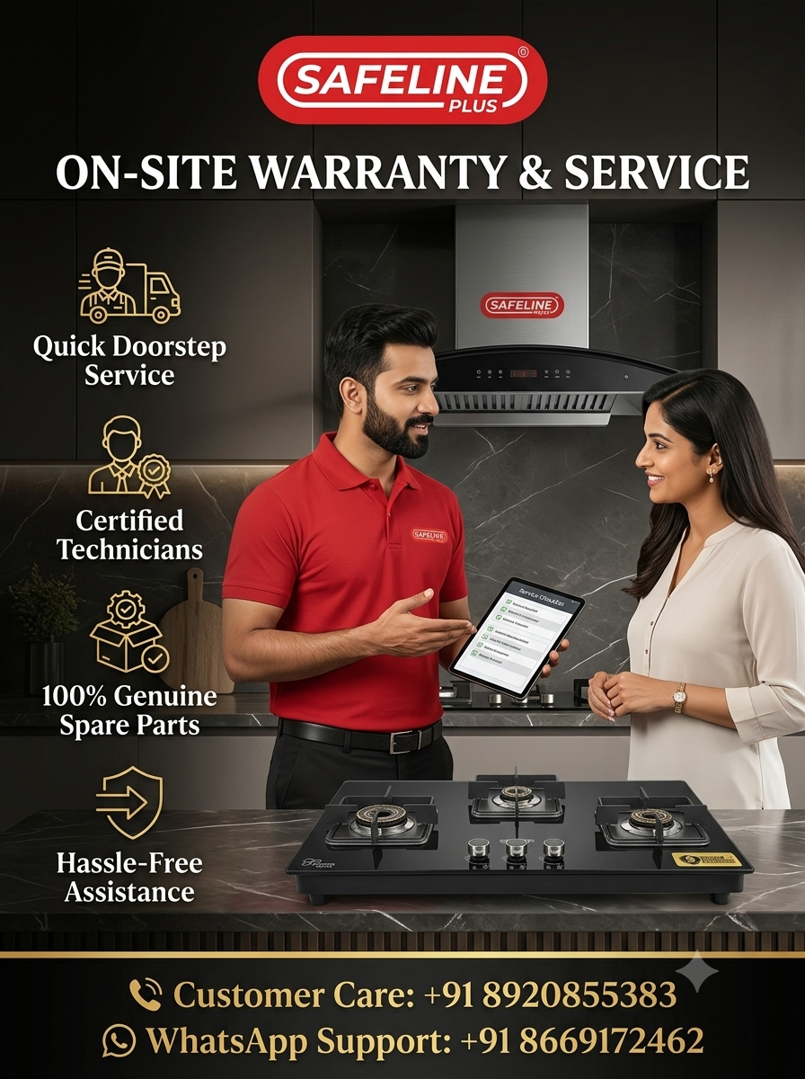 Safeline Plus Astor Series 4-Burner Gas Cooktop