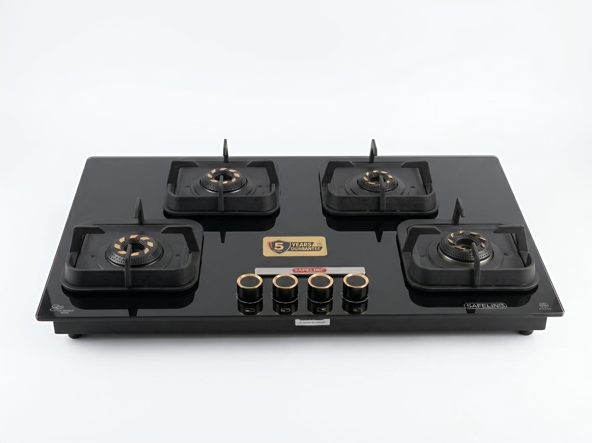 4br 8mm glass built in hob automatic