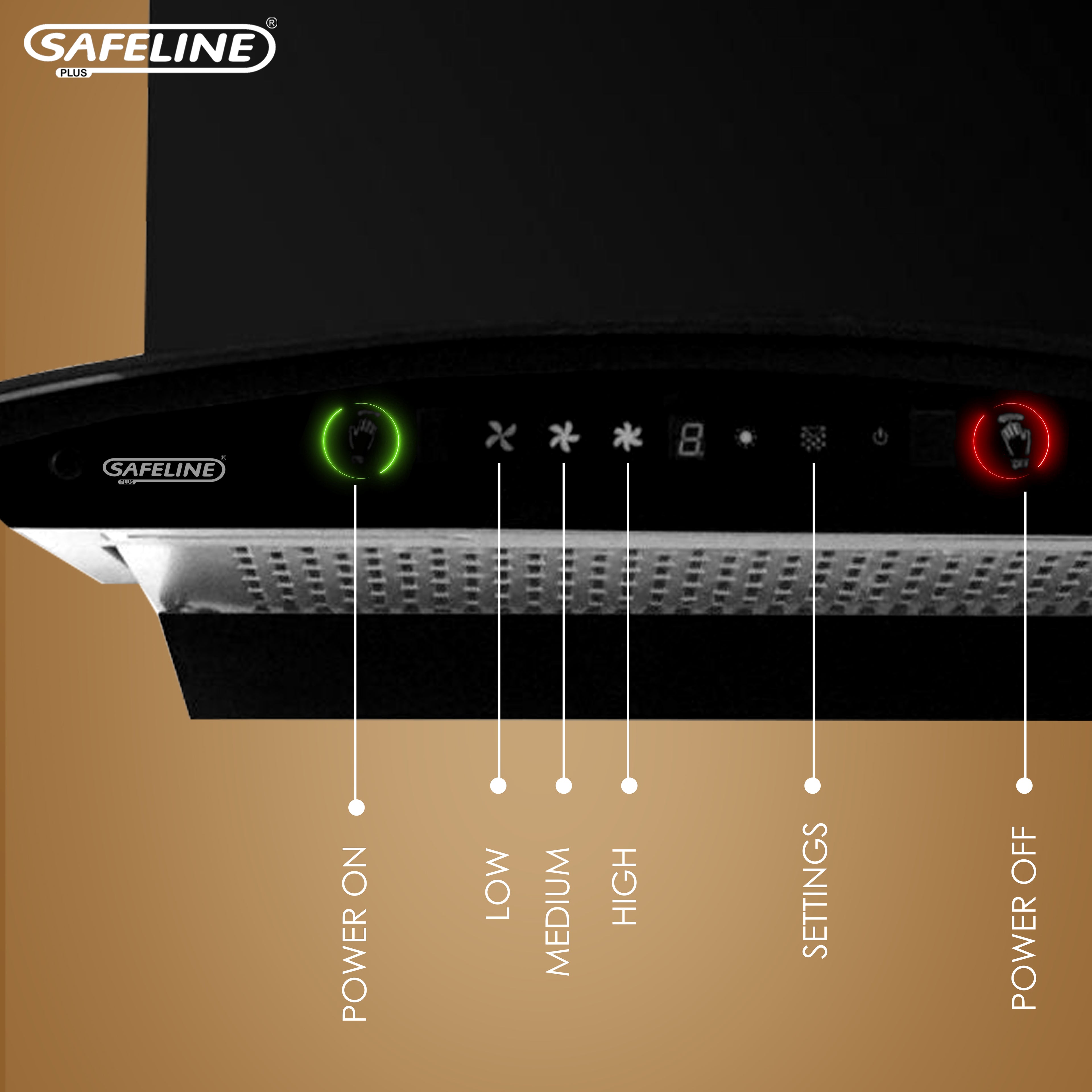 Safeline Plus Elite chimney 90cm