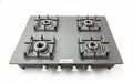 4B MATT BLACK GLASS MANUAL COOKTOP