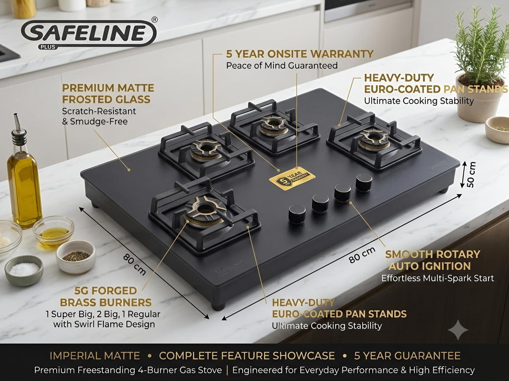 4B ELITE MATTE FINISH HOBTOP