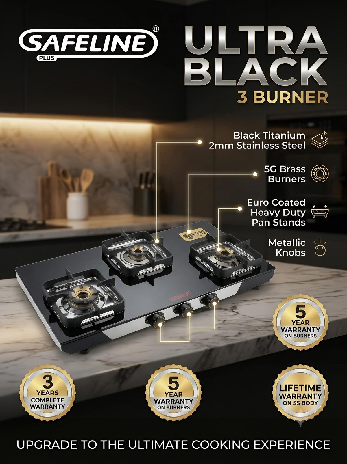 3BR ULTRA BLACK